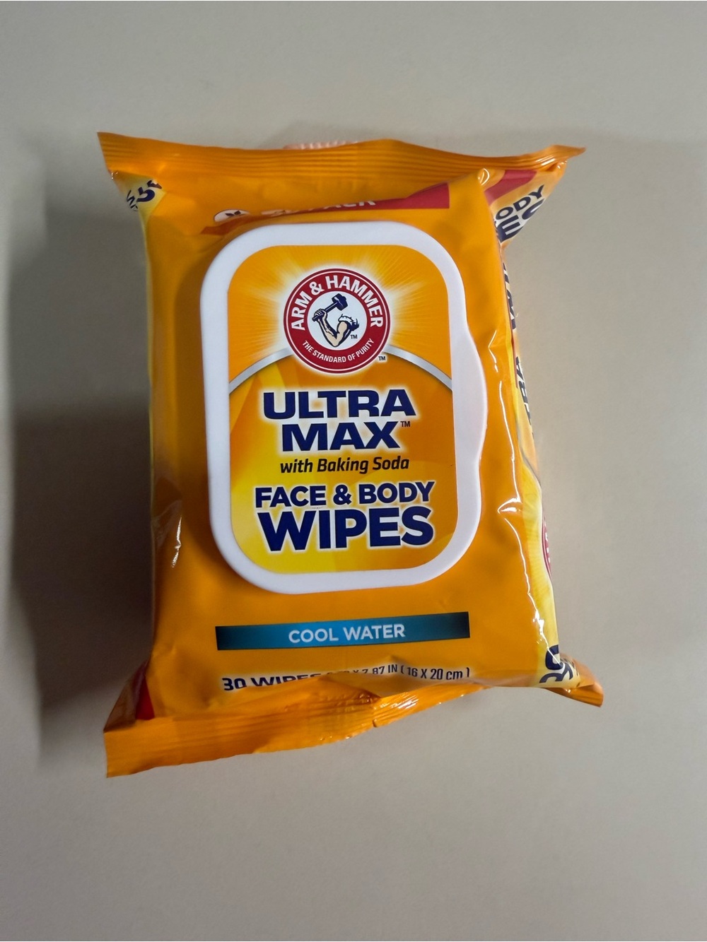 Arm & Hammer Ultra Max Cool Water Face & Body Wipes - Orange